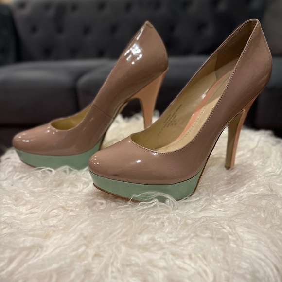 🔥Enzo Angiolini Color Block Platform Heels🔥 - Picture 2 of 6